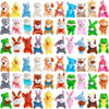 Skylety 60 Pack Animals Mini Plush Party Favors, Cute Small Plush Stuffed Animal Keychain Toy in Bulk for Carnival Prizes, Easter Basket Stuffers