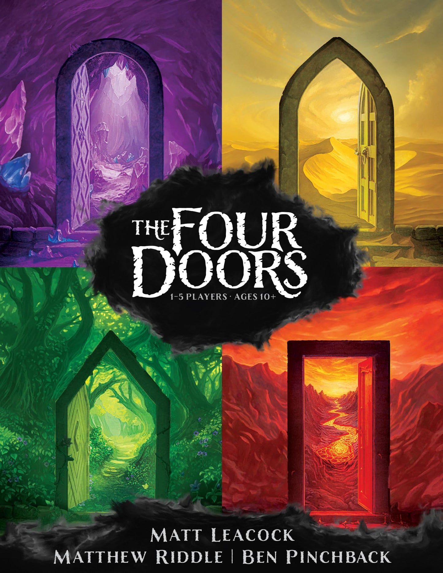 Happy Camper - The Four Doors | Cooperative Game by Pandemic and Forbidden Island Creator | Perfect for Solo Play, Two Players, and Small Groups |