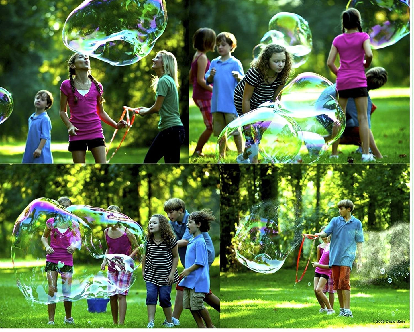 BUBBLETHING Original Big Bubbles Wand & Mix for 2.7 Gallons Bubble Solution