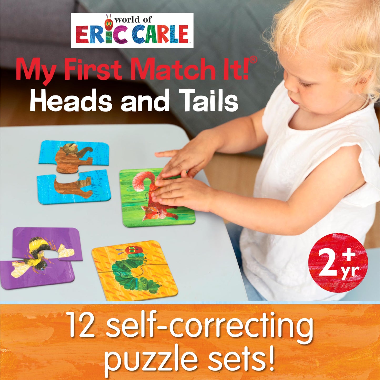 World of Eric Carle - My First Match It! Tin - Heads and Tails (New)