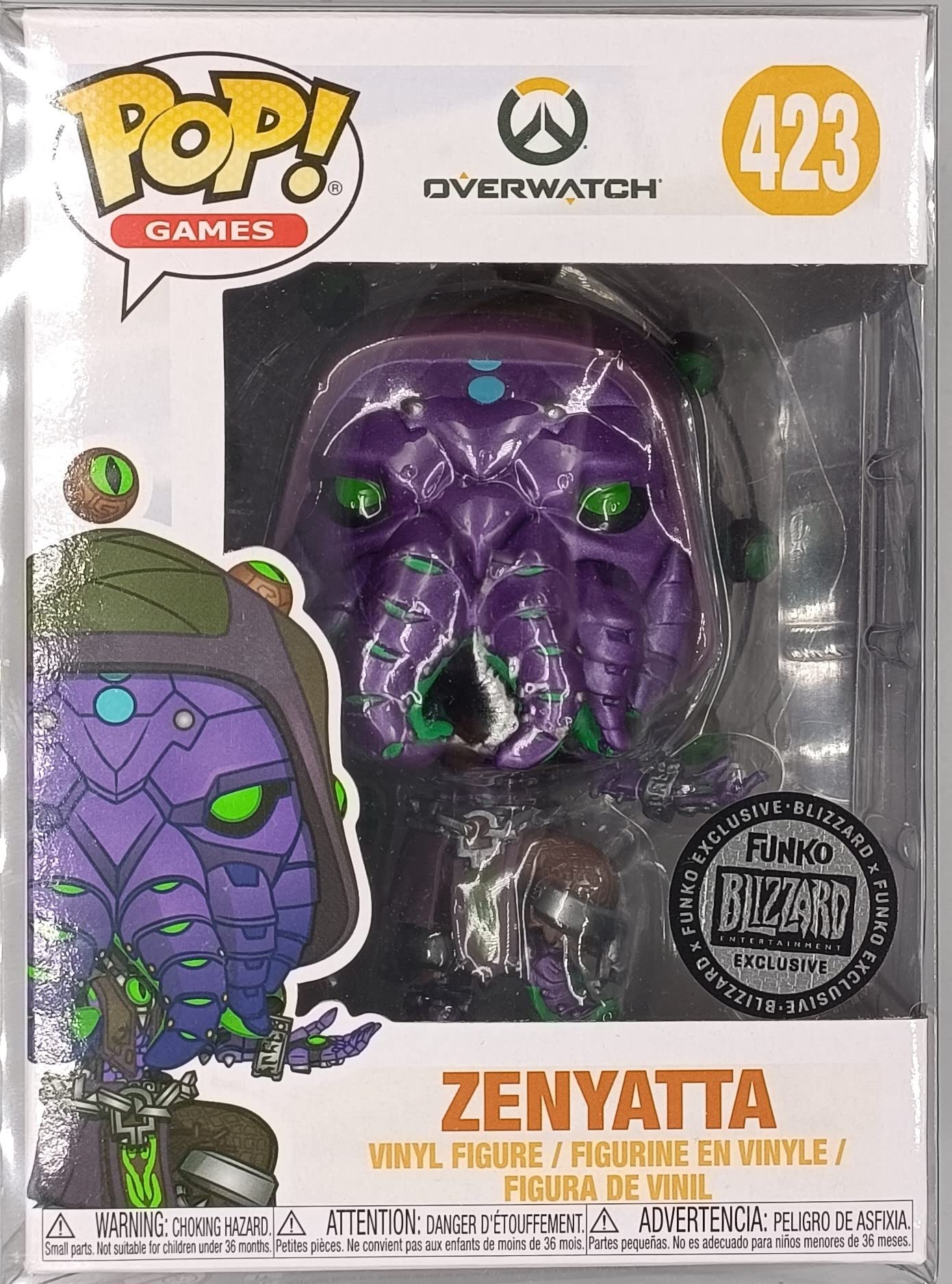 Pop Funko Overwatch Cultist Zenyatta #423 Exclusive Vinyl Figure