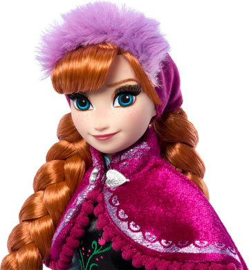 Mattel Frozen Anna & Elsa Doll Set - 2 Disney Princess Collector Fashion Dolls Celebrating Disney's 100 Years of Wonder, Inspired by the Movie