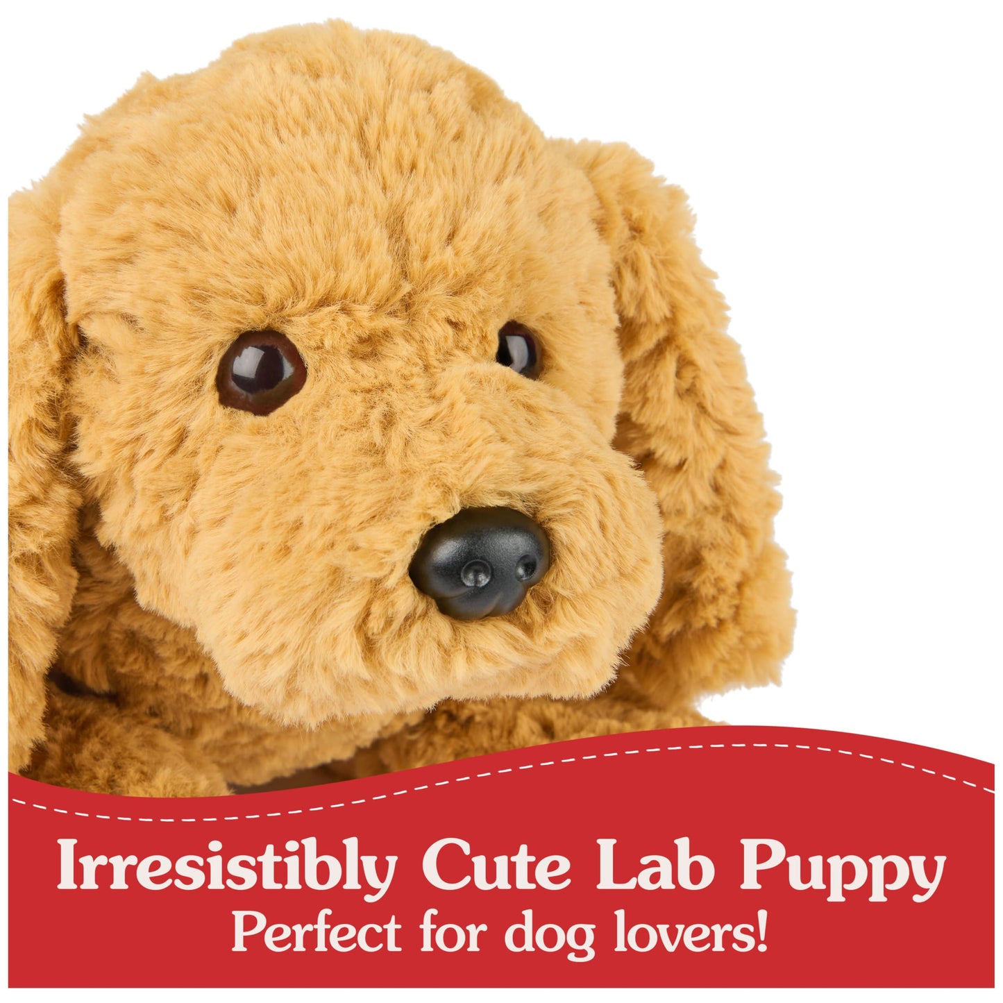 GUND Muttsy Dog Plush, Premium Plush Puppy Stuffed Animal for Ages 1 and Up, Brown, 14”