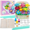 Paper Flower Science Kit, Paper Flower Crafts for Kids, Color Changing Flowers Bouquets DIY Arts & Crafts Set, Class Rewards Birthday Party Favors