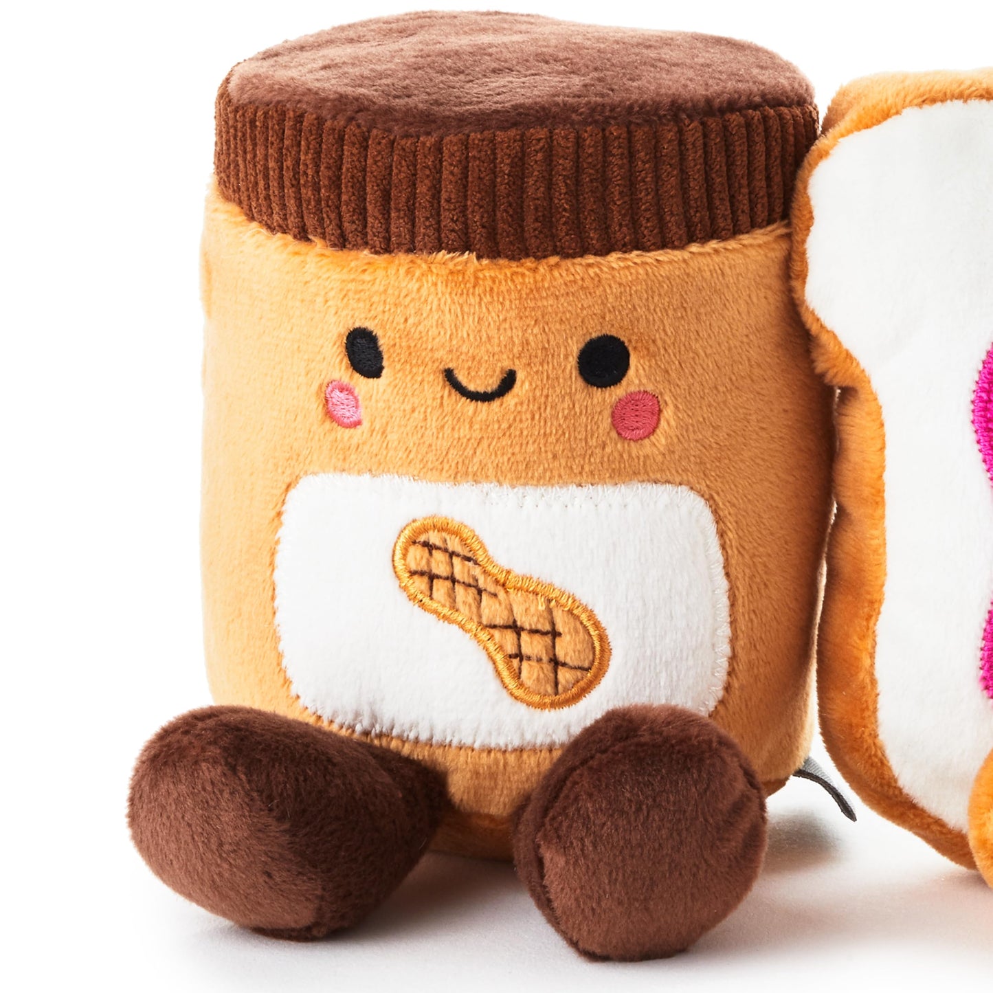 Hallmark Better Together Magnetic Plush (Peanut Butter and Jelly) 5" Stuffed Toys, Easter Gifts for Kids