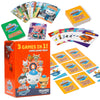 Mighty Mojo Octonauts Kids Classic Card Games - Memory Game, Go Fish & Old Maid Fun Family Game for Boys and Girls Party Toys Night - Three Total