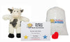 Stuffems Toy Shop Make Your Own Stuffed Animal Mini 8 Inch Bessie Mae Moo-Cho the Cow Kit - No Sewing Required!