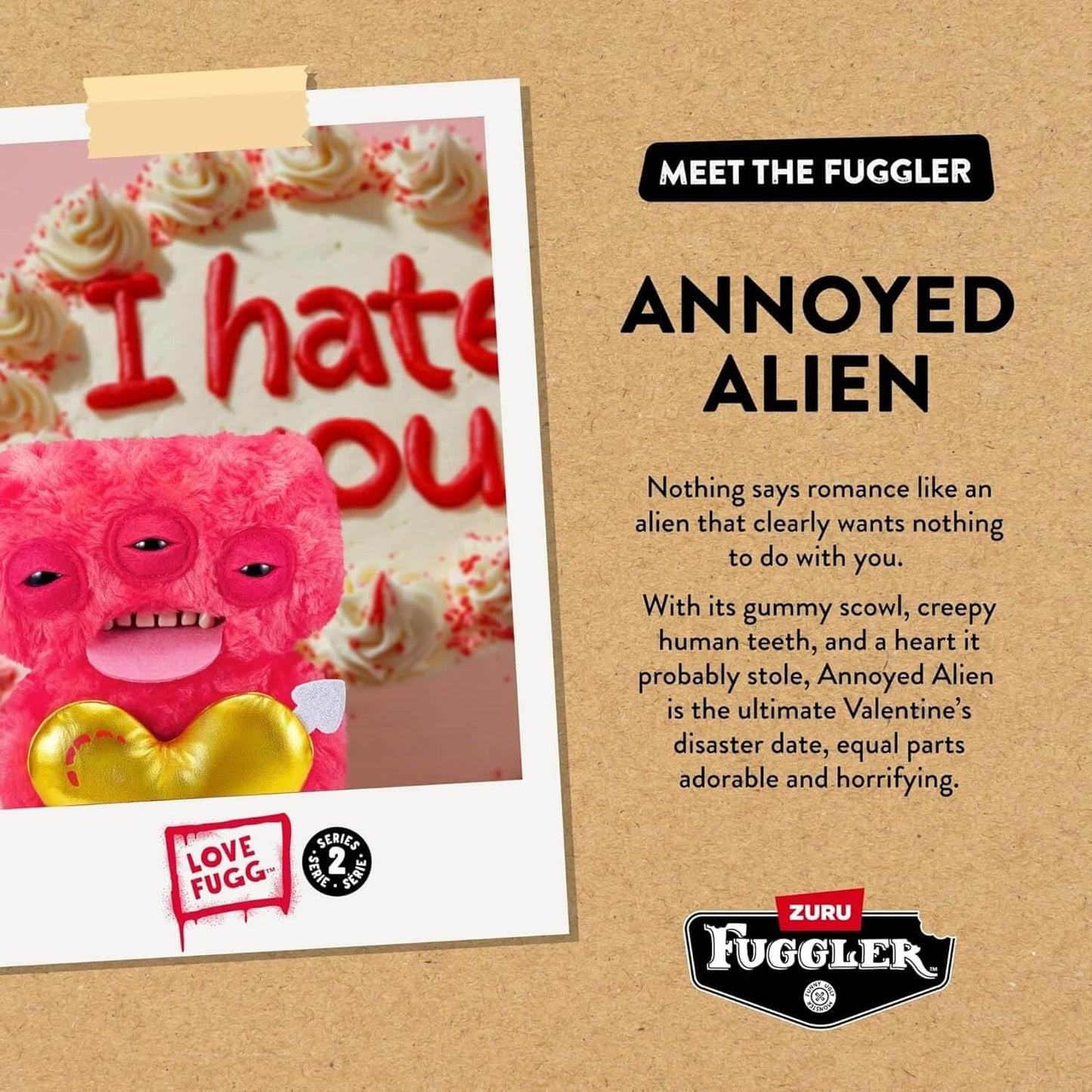ZURU Fuggler Love Fuggs S2 Red Annoyed Alien