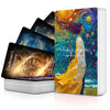 Pacify Cosmic Timing Oracle Cards 40 Divine Timing Moonology Oracle Cards Deck for Beginners Predict Time Frames and Spiritual Guidance (Cosmic