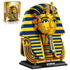 Myth Qholve Tutankhamun Golden Mask Building Set 1603 PCS Ancient Egyptian Pharaoh King TUT Replica Model Building Kit for Home Office Decor Display