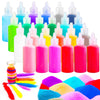 Niurewan 24 PCS Art Sand,1.25oz Bottles,DIY Sand Arts and Crafts Kit,Scenic Sand for Kids,Colored Sand Kit for Wedding Decor,Painting,Crafts