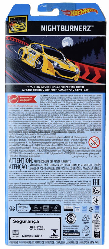 Hot Wheels Nightburnerz 5 Pack