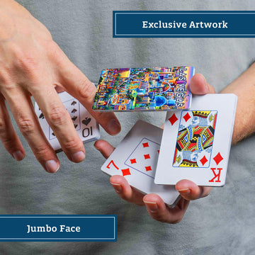Boardwalk Puzzles Premium Featherlight Unique Playing Cards, Fun Themed Deck for Home and Travel | Las Vegas Strip