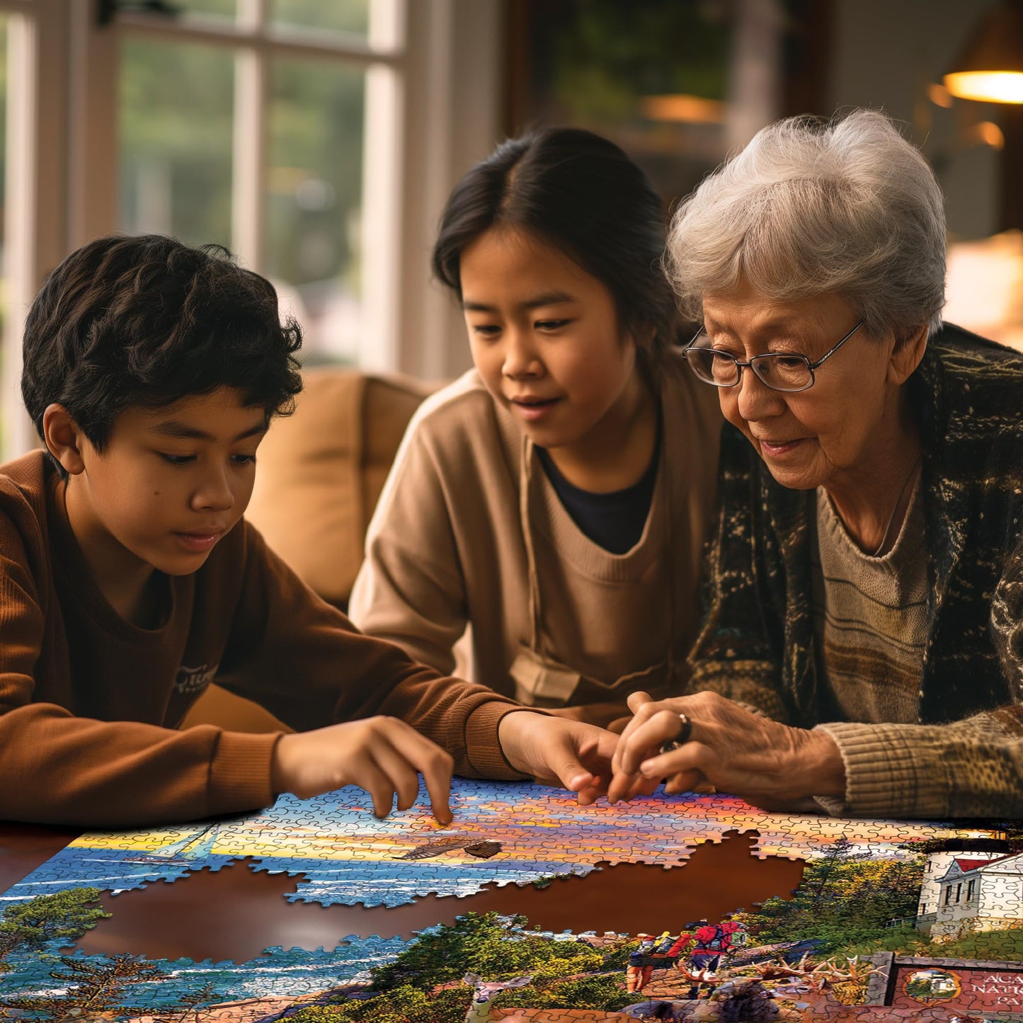 White Mountain 1000 Piece Jigsaw Puzzle, Acadia National Park