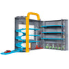 Micro Machines Park and Go Garage Playset - Play and Display Your Toy Car Collection, Incl. 1 Vehicle + Spiral Ramp to Race Into Action - Portable