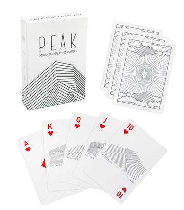 Stellar Factory Peak | Mountain-Themed Playing Cards | Casino-Grade | Made in USA | Poker Size 2.5" x 3.5" | 54 Cards