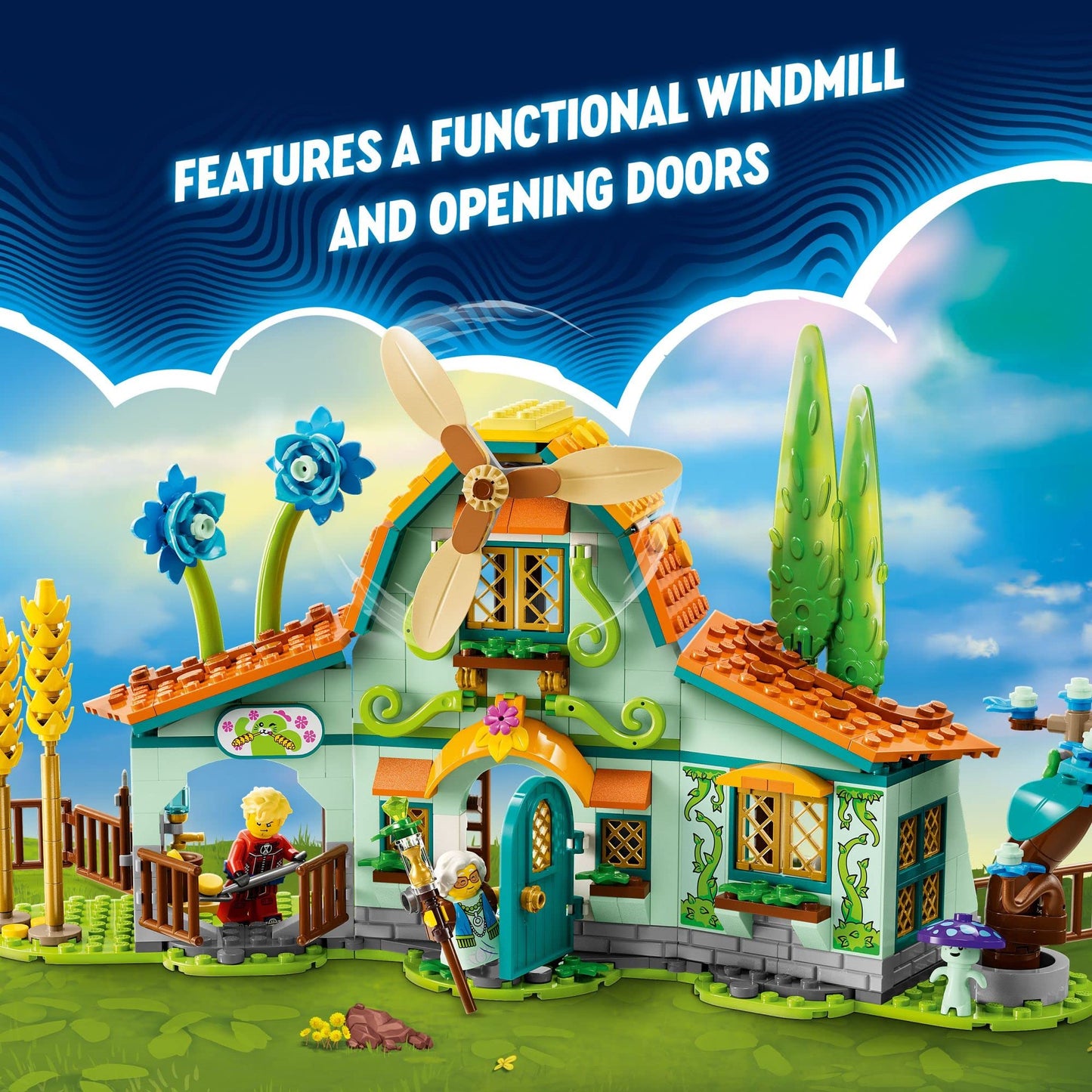 LEGO DREAMZzz Stable of Dream Creatures 71459 Fantasy Animal Toy Set for Kids, 2 Building Options to Create Mythical Flying Pegasus or Forest