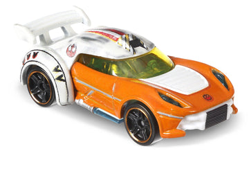 Hot Wheels Star Wars Rogue One Character Car, Luke Skywalker (X-Wing Gear)