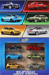 Hot Wheels 1:64 Scale Die-Cast Toy Cars, Set of 6 European Vehicles with Elevated Deco (Styles May Vary)