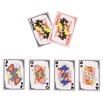 JUST FUNKY Sonic The Hedgehog Playing Cards Team Sonic Design 52 Count Deck