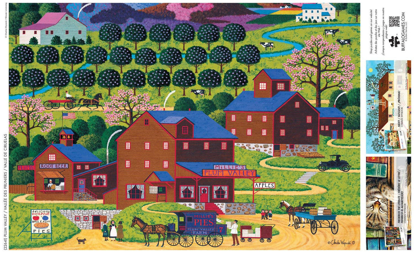 Buffalo Games - Charles Wysocki Plum Valley - 300 Large Piece Jigsaw Puzzle