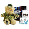 ZZZ Bears SGT Sleeptight Army Teddy Bear with Storybook & Sleep System, Comforting Gift for Army Kids, Helps with Bedtime Routine, Deployment