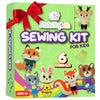 Pixiestytch Sewing Kit for Kids - Sew & Create 6 Adorable Stuffed Animal Projects - Fun DIY Craft Set for Ages 6 and up - Educational & Creative