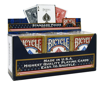 Bicycle® Gold Standard Playing Cards - 12 x Deck of Cards, Iconic International Rider Back Design, Standard Index