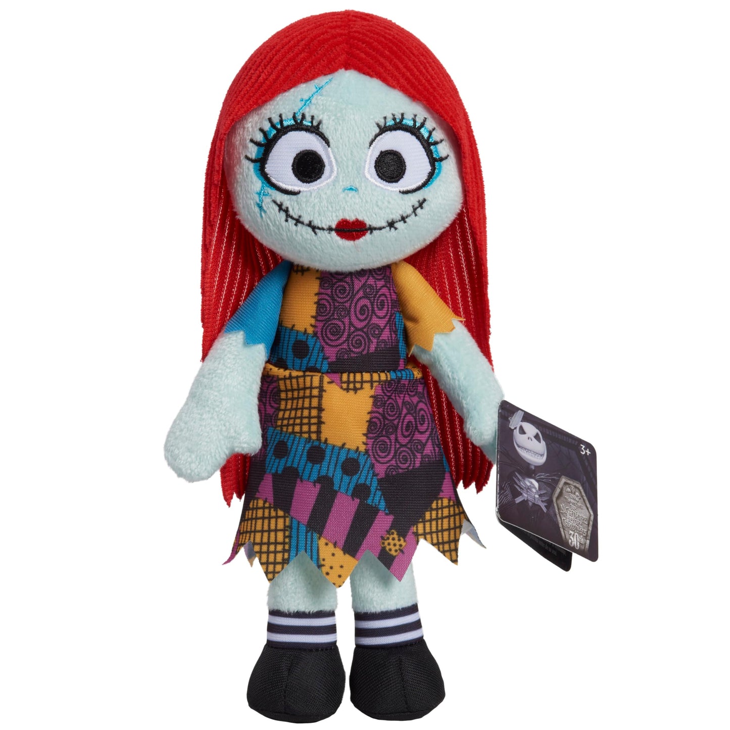 Disney Tim Burton's The Nightmare Before Christmas Small 8.5-inch Sally Plush Stuffed Animal, Kids Toys for Ages 3 Up by Just Play