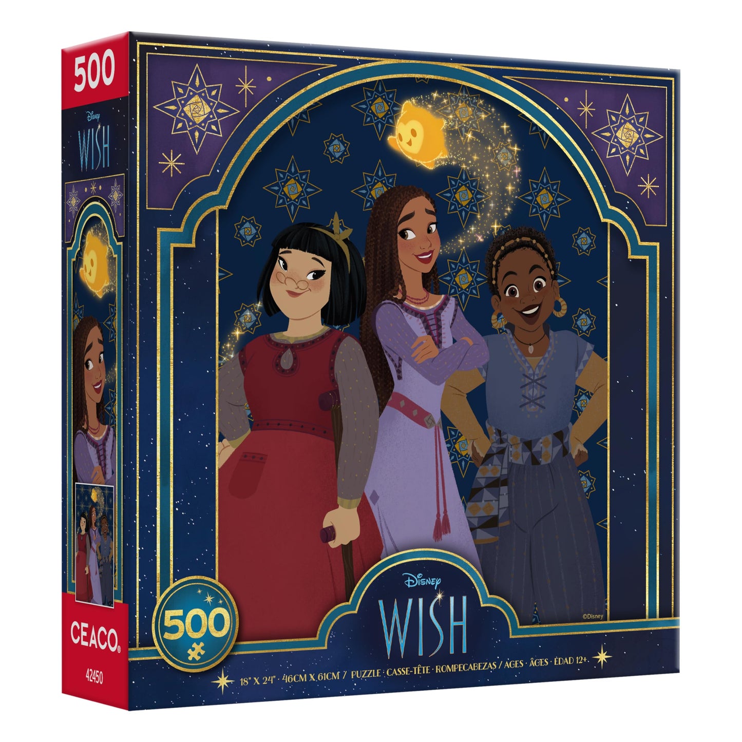 Ceaco - Disney - Wish - Star & Friends - 500 Piece Jigsaw Puzzle, 24 x 18