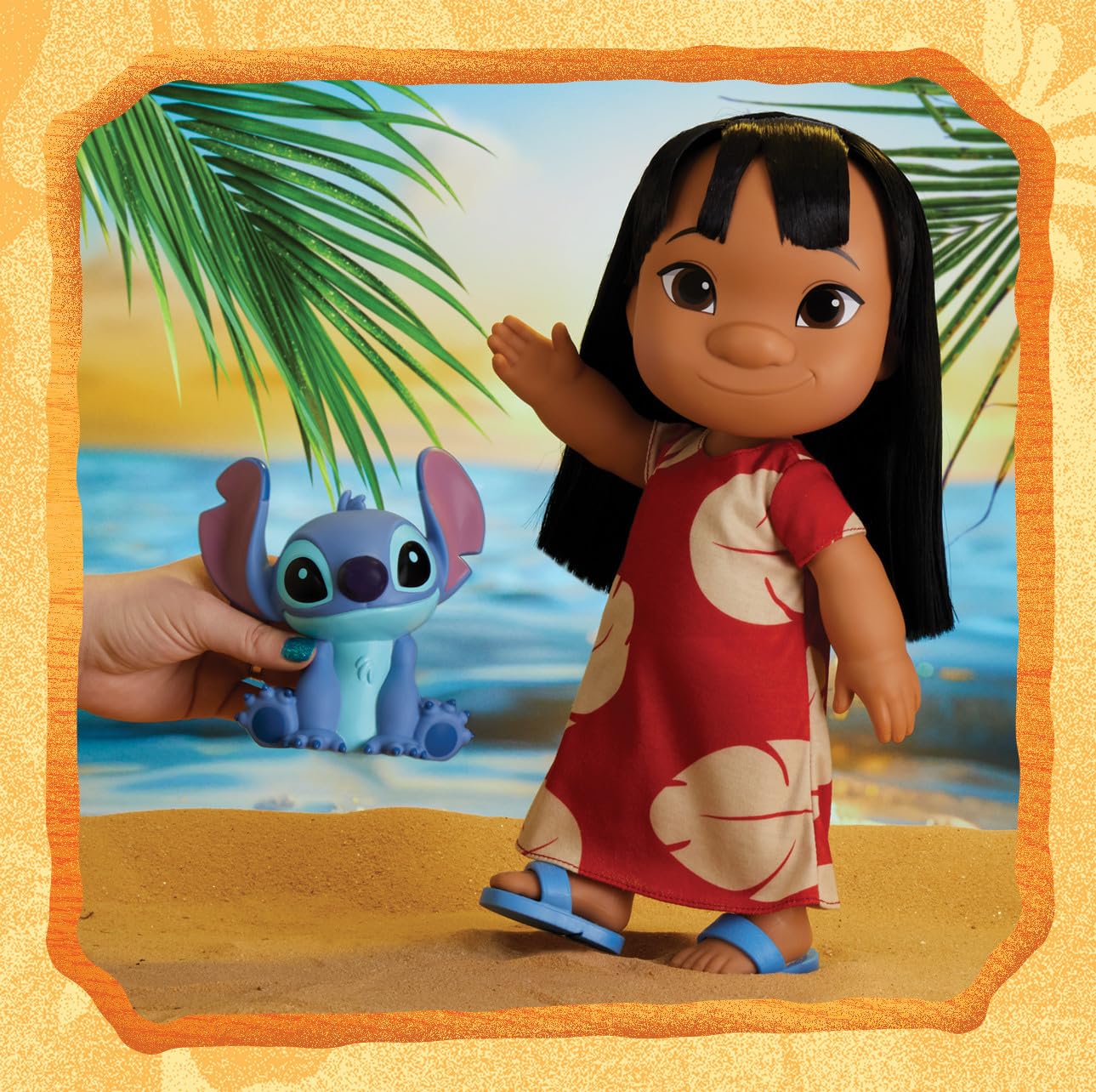 Disney Lilo & Stitch 14-inch Poseable Lilo Doll with Stitch Figure
