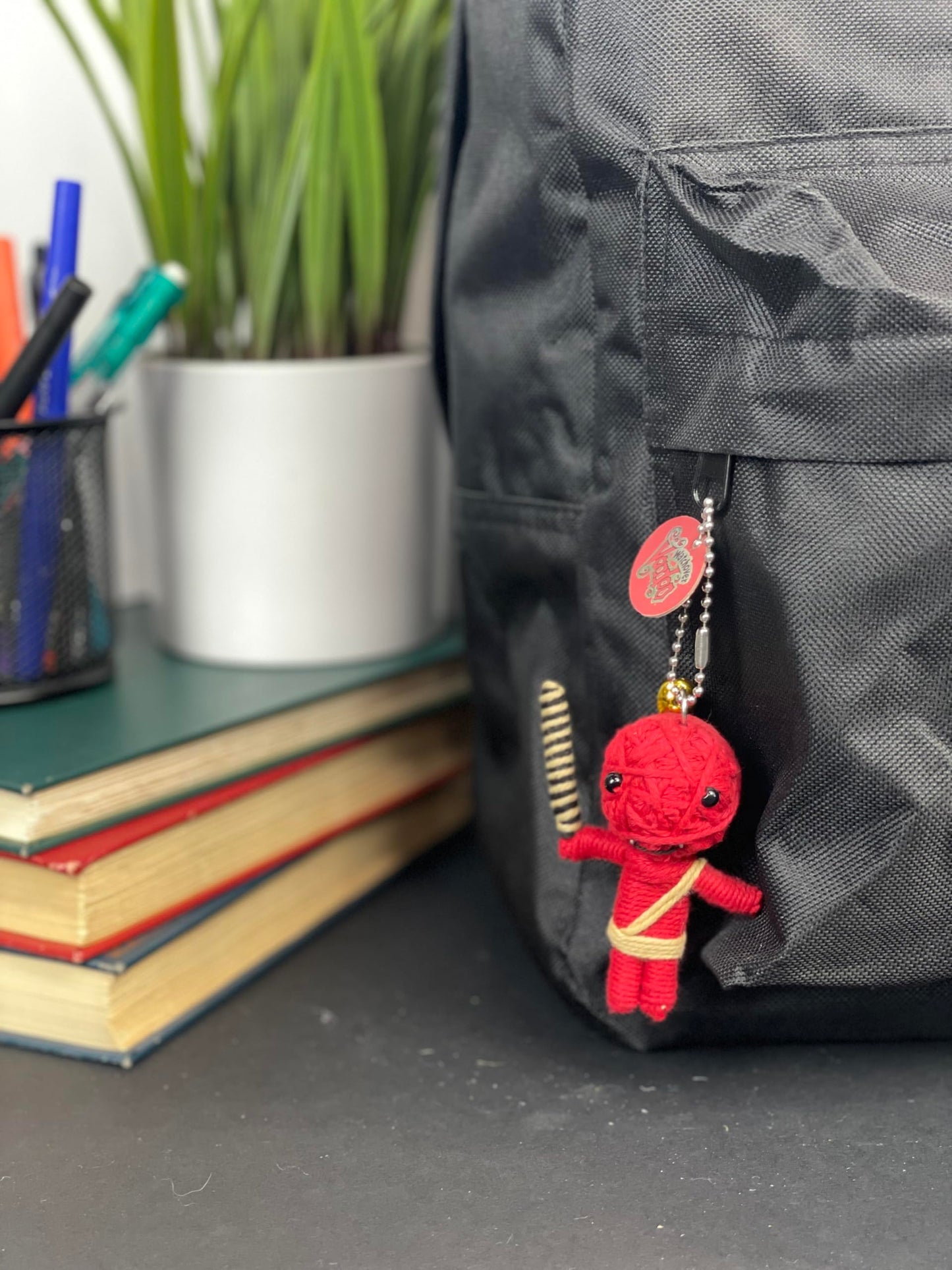 Watchover Voodoo 3-Inch Aka-Oni - Handcrafted Gift to Bring Good Luck and Positivity Everywhere You Go