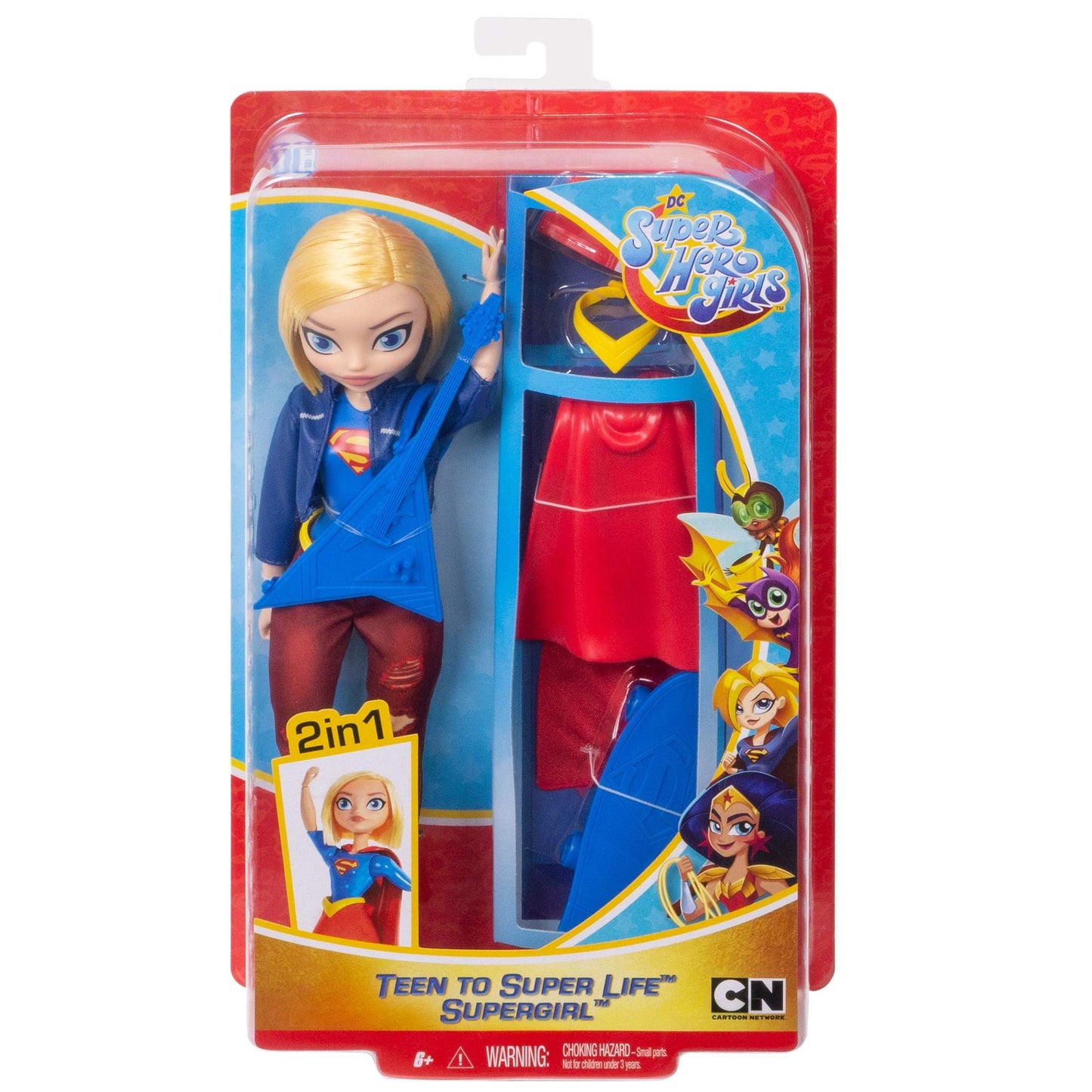 DC SUPER HERO GIRLS TEEN TO SUPER LIFE SUPERGIRL DOLL