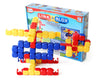 POPULAR PLAYTHINGS LinkaBlox Snap Together Building Set, Click Block Construction Toy, Stem Play, Gifts for Kids Ages 4 & Up - 60 Pieces