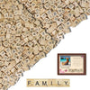 1300 PCs Wooden Tiles for Crafts,Letters for Crafts,DIY Making Alphabet Coasters Spelling Wood Tile Game