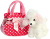 Aurora® Fashionable Fancy Pals™ Fancy Pink Polka Dot™ Stuffed Animal - Plush with Stylish Purse for Dress Up Fun - Perfect for Kids 3+ Years