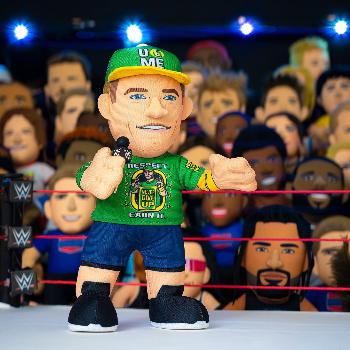 Bleacher Creatures WWE John Cena UCME 10" Plush Figure- A Wrestling Legend for Play or Display