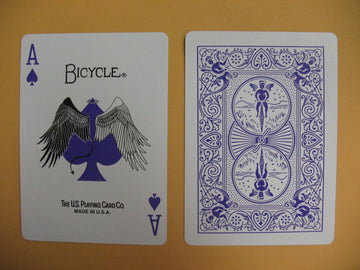 Bicycle Purple Trace Playing Cards Angel Devil Design