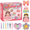 YoFellas DIY Bead Art & Mosaic Kit for Kids Ages 6-12 - Complete Craft Set with Bead Pens, Colorful Templates, and Fun Stencils - Creative Arts