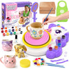 Pottery Wheel for Kids, Arts and Crafts for Kids Ages 8-12, Complete Pottery Painting Craft Kit with Clay, Art Supplies for Kids Toys Girls Birthday