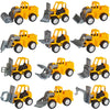 OJYUDD 12 Pcs Mini Construction Vehicles,Pull Back Engineering Vehicles,Play Figure Vehicles Toys for Birthday Party Favors,Gifts,Rewards