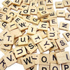Sunnyglade 1000PCS Wood Letter Tiles/Wooden Scrabble Tiles A-Z Capital Letters for Crafts, Pendants, Spelling (1000PCS)