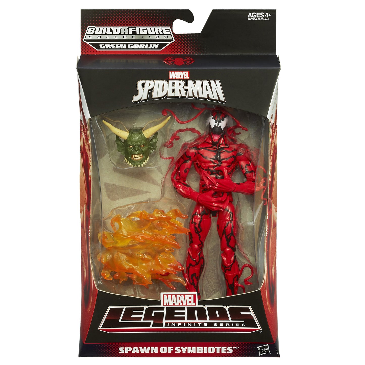 Marvel The Amazing Spider-Man 2 Marvel Legends Infinite Series Spawn of Symbiotes Action Figure Carnage, 6 Inches