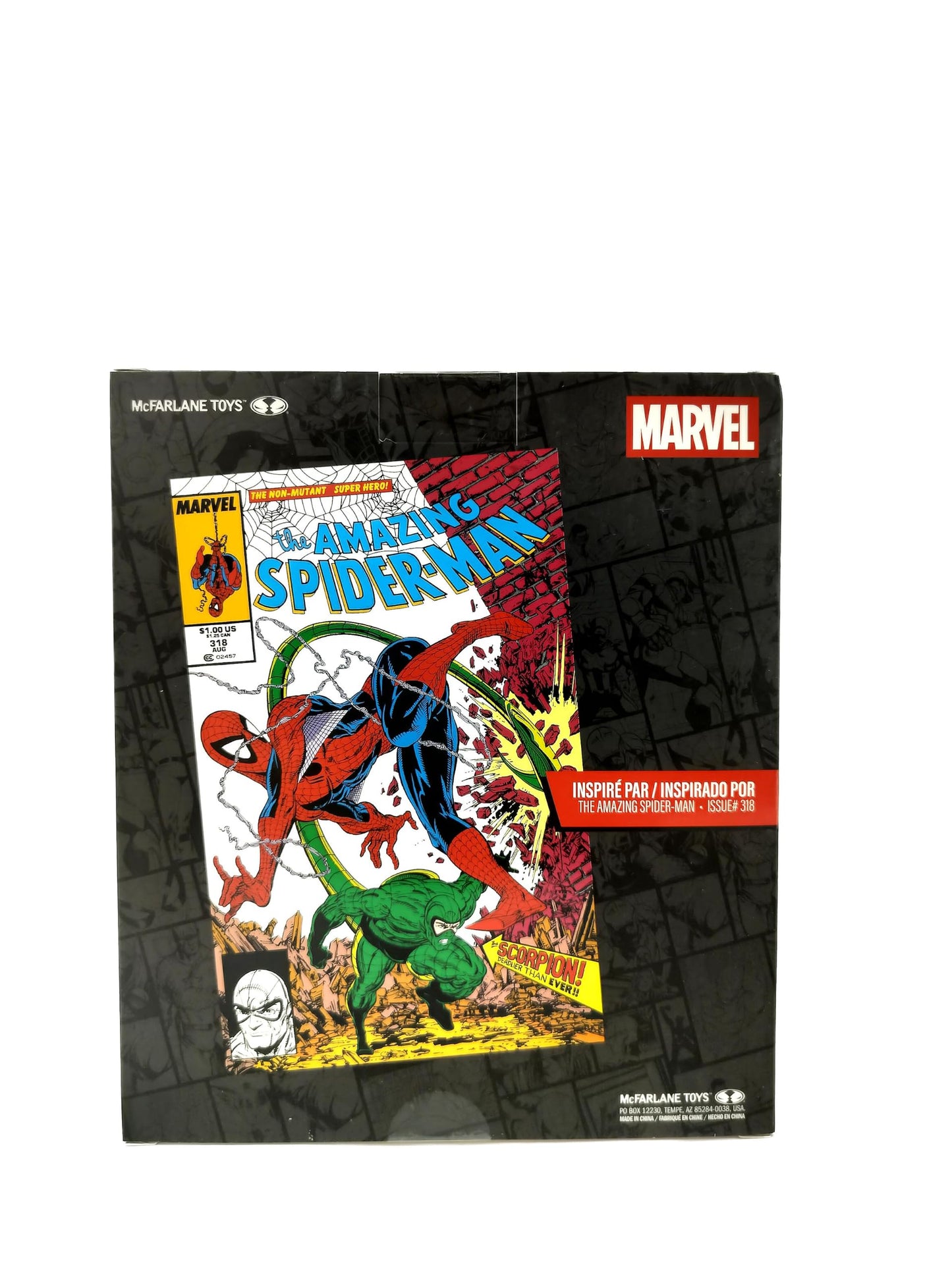 McFarlane Marvel Collection Statue 1/10 Spider-Man (Amazing Spider-Man #318) (Line Art) (Gold Label)