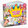 Princess Unicorn Mermaid Sticker Coloring Book for Girls Ages 2-4 & 4-8, 550+ Stickers, 12 Coloring Pages, Magical Peel and Stick Activity Book