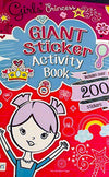 Bendon Girls' Princess Giant Sticker Activity Book (Includes Over 200 Stickers)