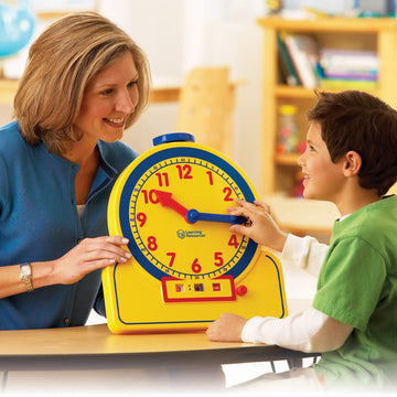 Learning Resources Primary Time Teacher 12-Hour Learning Clock
