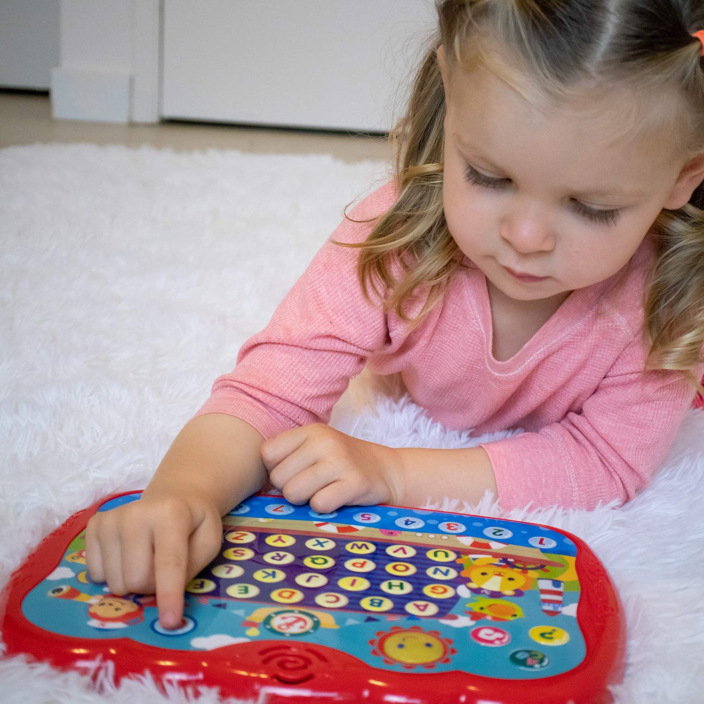 Learning Tablet for Toddlers 1-3 - Educational ABC Toy to Learn Alphabet, Number, Music & Words - Early Development Electronic Learning & Activity