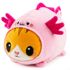 JOYIN Axolotl Plush Toy, Kawaii Axolotl Cat Plush Toy, 11" Soft Plushie, Cute Stuffed Animal Pillow for Kids and Adults, Birthday Gift for Boys