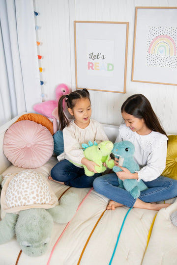 The Petting Zoo T-Rex Stuffed Animal Plushie, Fuzzlez Dinosaur Animals, T-Rex Dinosaur Plush Toy 14 inches